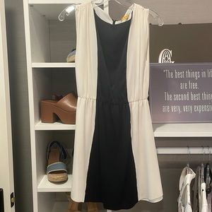 Alice + Olivia Color Block Dress, size XS, very demure